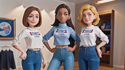 クルーネックを取り入れたコーディネート