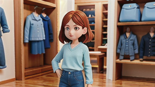 ラグランスリーブを使ったコーディネート