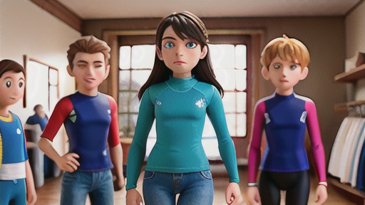 ラッシュガードの着用シーン