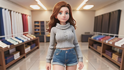 ケーブルニットの着こなし