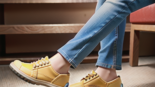 ラバーソールシューズのコーディネート