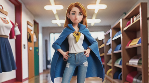 ケープのアレンジ方法