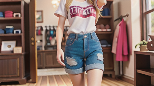 リバティプリントのコーディネート