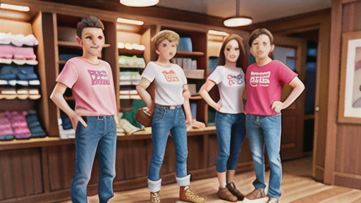 ローズピンクのコーディネート