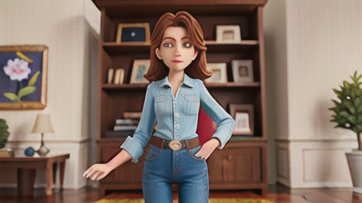 チュニックラインを取り入れたコーディネート例