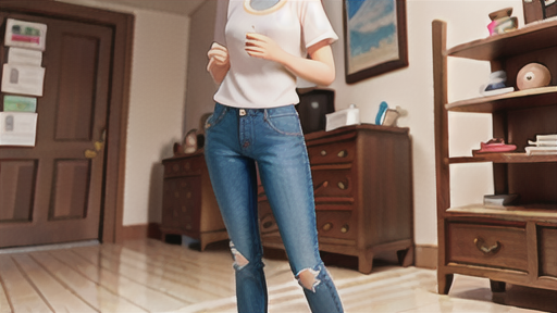 アンクルパンツの着こなし例