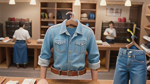 シャンブレーの製造工程