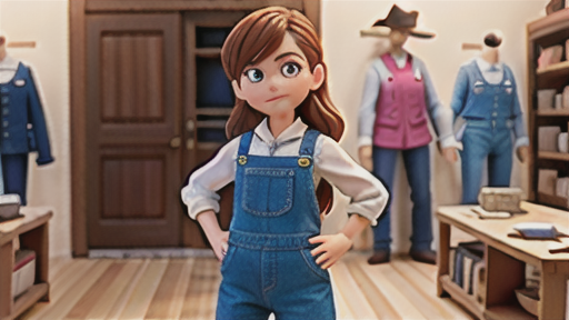 ウエスト ハイ オーバーオールズが合う人