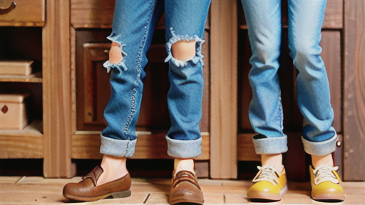 単色タグのある古着のファッション