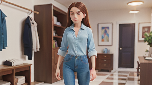 スリムフィットのシャツ：すっきりとしたスタイル