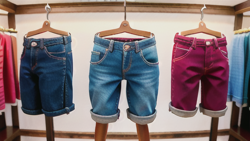 ムラ糸デニムのコーディネート例