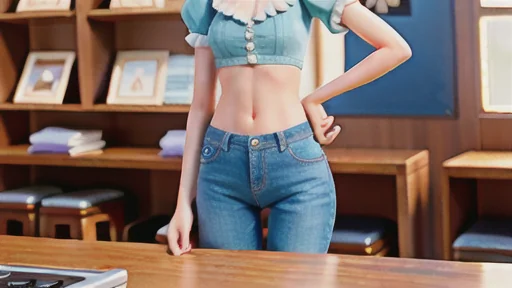 フリルを使ったコーディネート